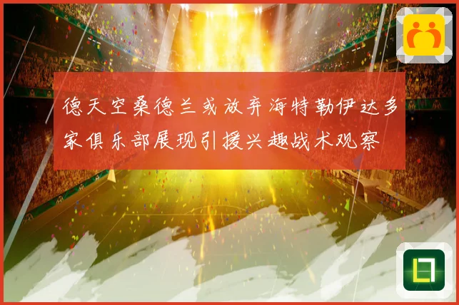 德天空桑德兰或放弃海特勒伊达多家俱乐部展现引援兴趣战术观察